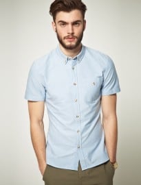 Asos Short Sleeve Oxford Shirt