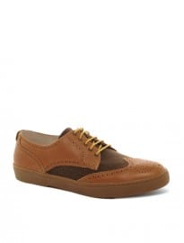 Fred Perry Laurel Wreath Donegan Leather And Wool Brogues