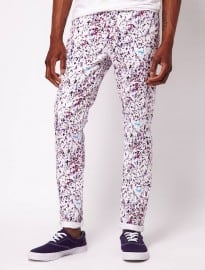 Asos Skinny Jeans With Paint Splat Print