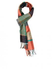 Johnstons Check Scarf