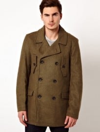 French Connection Double Breasted Pea Coat