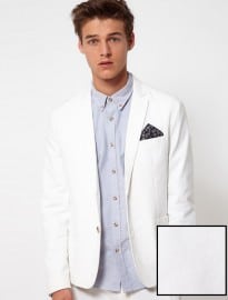 Asos Slim Fit Suit Jacket In Cotton