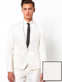 Asos Skinny Fit Suit Jacket In Polywool