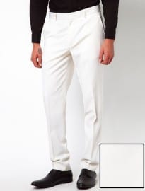 Asos Skinny Fit Suit Trousers In Polywool