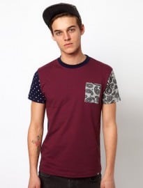 Bellfield T-shirt With Contrast Panel