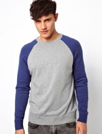 River Island Power Jumper In Colour Block