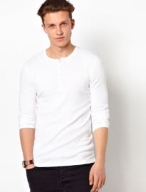 Esprit Henley Top With Long Sleeves