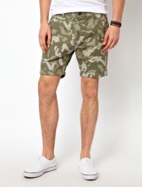 Selected Camo Shorts
