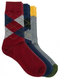 Asos 3 Pack Argyle Socks