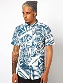 10 Deep Short Sleeve Shirt Tribal Deco