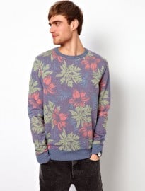 River Island Sweatshirt Wih Floral Print