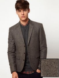 Asos Slim Fit Tweed Blazer