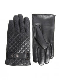 River Island Leather Quilted Gloves
