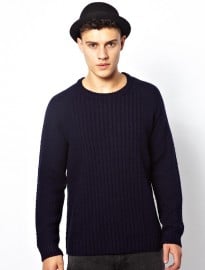 Religion Jumper In Waffle Knit