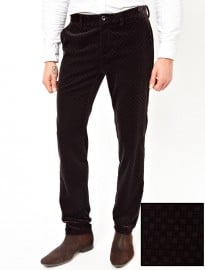 United Colors Of Benetton Velvet Print Trouser