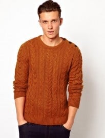 Selected Jumper In Cable Knit