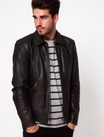 Nudie Leather Jacket Jonny Biker