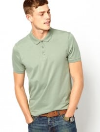 Asos Polo In Jersey