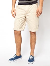 Asos Chino Shorts In Longer Length