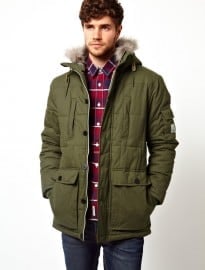Voi Padded Parka Jacket With Hood
