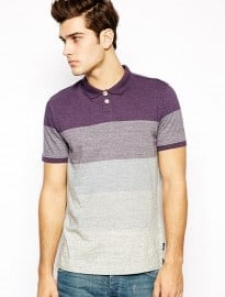 Paul Smith Jeans Polo With Colour Block Stripe