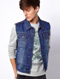 Asos Sleeveless Denim Jacket