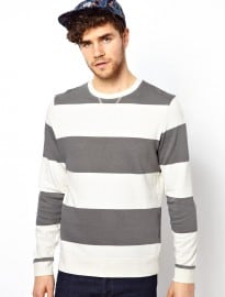 Asos Stripe Sweatshirt