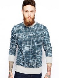 Ymc Sweatshirt In Giraffe Print