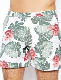 Selected Frank Flower Shortie Swim Shorts