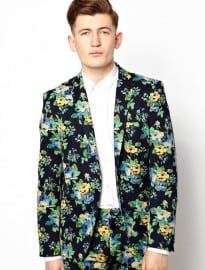 Vito Suit Jacket In Floral