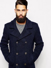 Sisley Knitted Peacoat