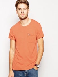 Jack Wills T-shirt With Pocket In Vintage Jersey