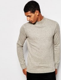 Selected Homme Turtle Neck Jumper With Fleck