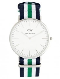 Daniel Wellington Nottingham Gold Canvas Strap Watch
