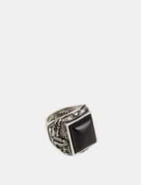 Icon Brand Black Stone Ring