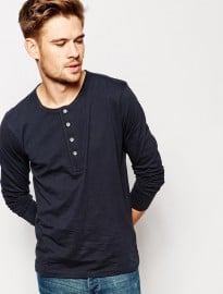 Selected Long Sleeve Henley