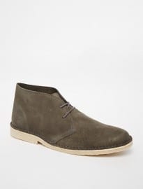 Asos Desert Boots In Suede