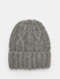 Selected Homme Cable Knit Beanie
