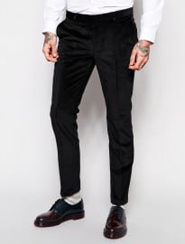 Noose & Monkey Skinny Fit Suit Trousers In Velvet