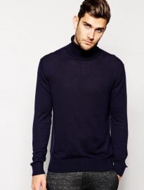 French Connection Formal Wool Roll Neck