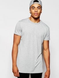Brooklyn Supply Co T-shirt Oversized Marl Contrast Stitch