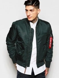 Alpha Industries Bomber Jacket With Insulation Slim Fit