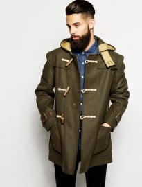 Gloverall Duffle Coat In Melton Wool