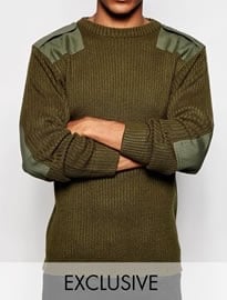 Reclaimed Vintage Military Jumper