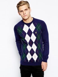 Lyle & Scott 1960 Jumper With Argyle