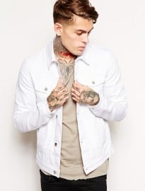 Asos Denim Jacket In Skinny Fit