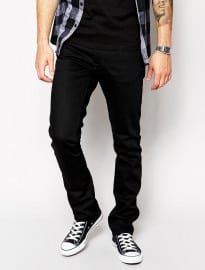 Nudie Jeans Slim Jim Slim Fit Dry Black