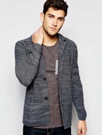 United Colors Of Benetton Knitted Blazer In Slim Fit