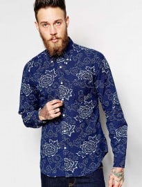 Gant Rugger Shirt With Floral Print