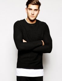 United Colours Of Benetton Ribbed Crew Neck Knitted Jumper